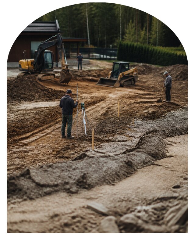 Вертикальная планировка участка для строительства в Павлове
